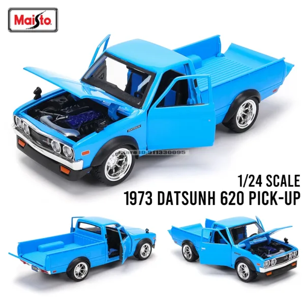 Maisto 1:24 Diecast Nissan Datsun 620 Model - Image 9