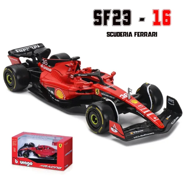 Bburago 1:43 Ferrari F1 Alloy Model Car - Image 25