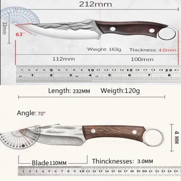 Stainless Steel 11.2 Inch Boning Knife - Image 2