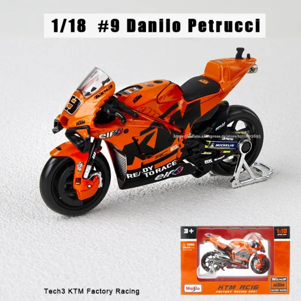 Maisto 1:18 Ducati Pramac Racing Model Motorcycle - Image 18