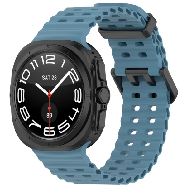 Silicone Marine Band for Samsung Galaxy Watch 7 Ultra - Image 15