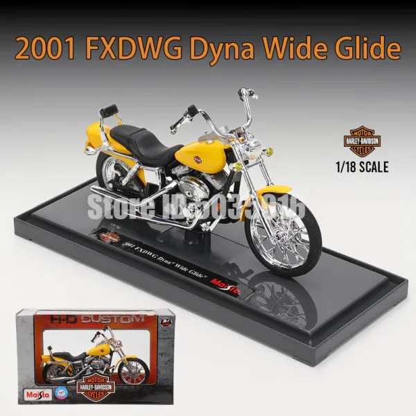 Maisto 1:18 Harley-Davidson Motorcycle Model - Image 29