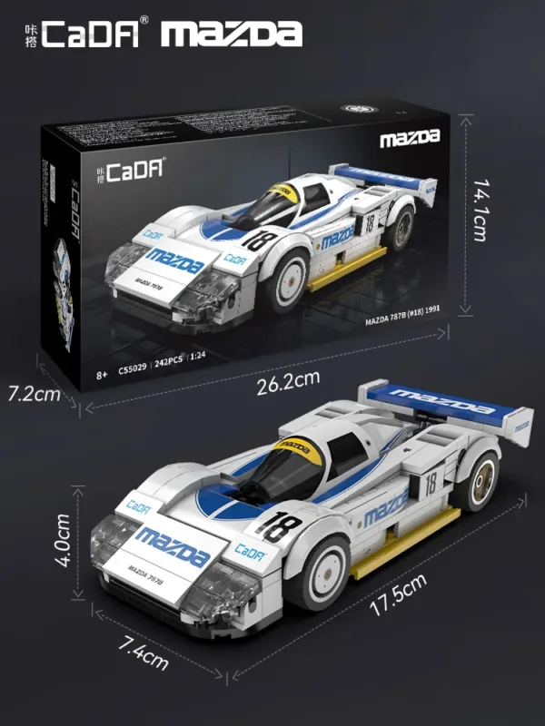 1:24 Scale Racer 787B Sports Car Model - Image 7