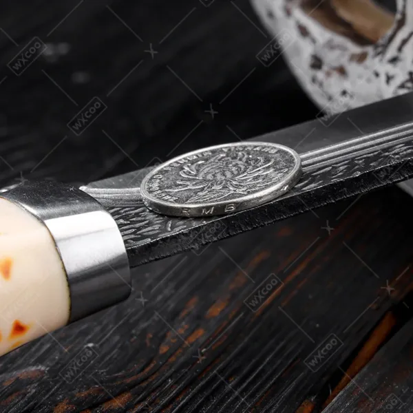 Forged Stainless Steel Chef's Meat Cutter Knife - Image 3