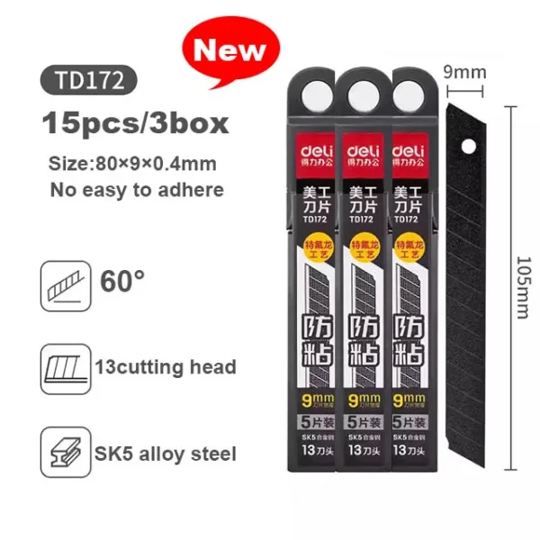10-Pack SK5 Utility Knife Blades 9/18mm - Image 10