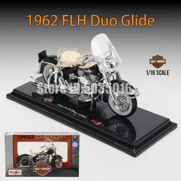 Maisto 1:18 Harley-Davidson Motorcycle Model - Image 21