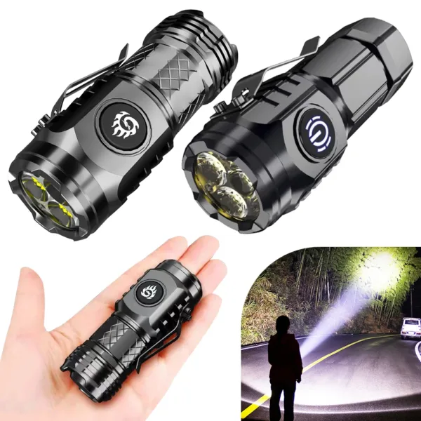 20W High Power LED Tactical Flashlight - Image 2