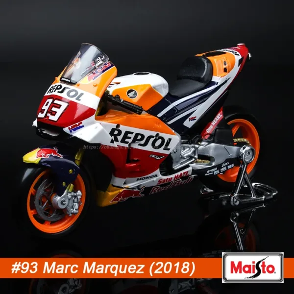 Maisto 1:18 Ducati Pramac Racing Model Motorcycle - Image 7