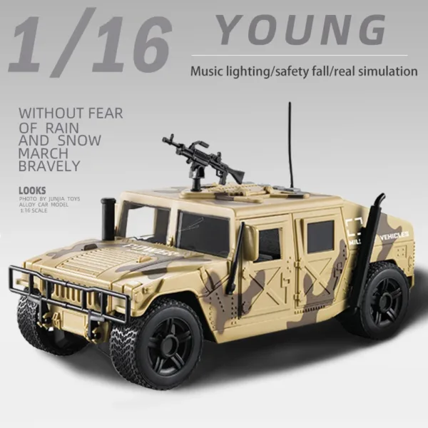 1:16 Scale Humvee Armored Vehicle Toy - Image 2