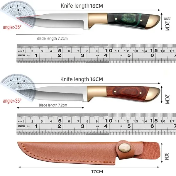 Portable Stainless Steel Sharp Fruit Knife - Image 6