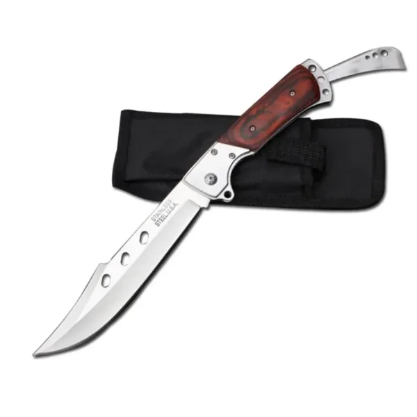 Durable Folding Steel Knife for Outdoors - Image 6