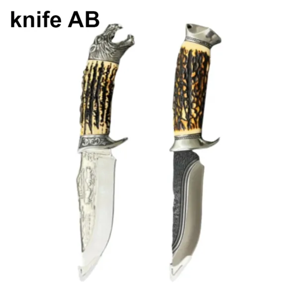 Forged Stainless Steel Chef's Meat Cutter Knife - Image 7