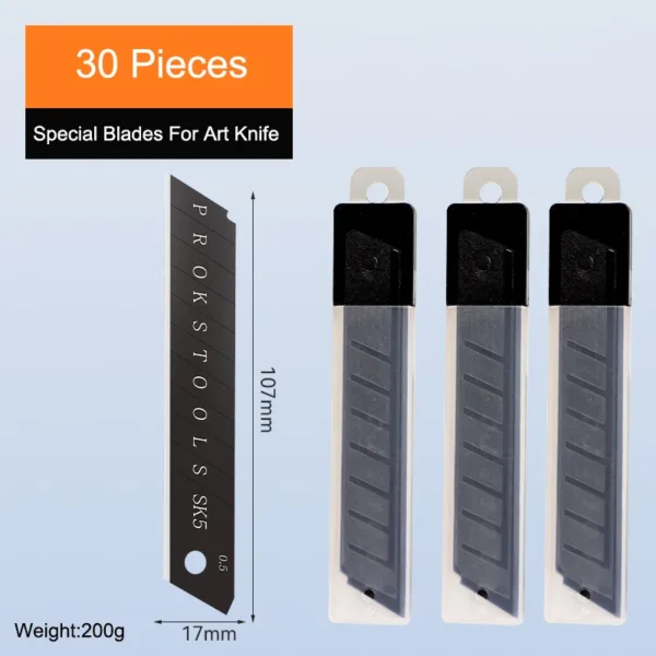 Retractable Carbon Steel Utility Knife 10.7cm - Image 13