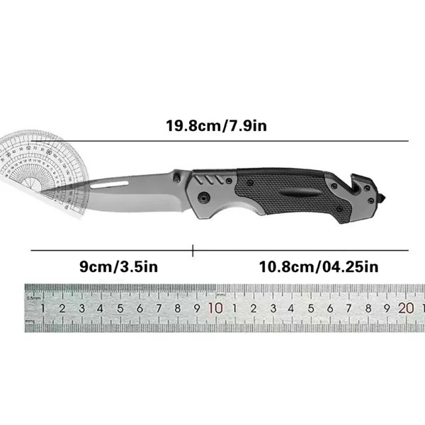 Stainless Steel Folding Camping Knife 22cm - Image 6