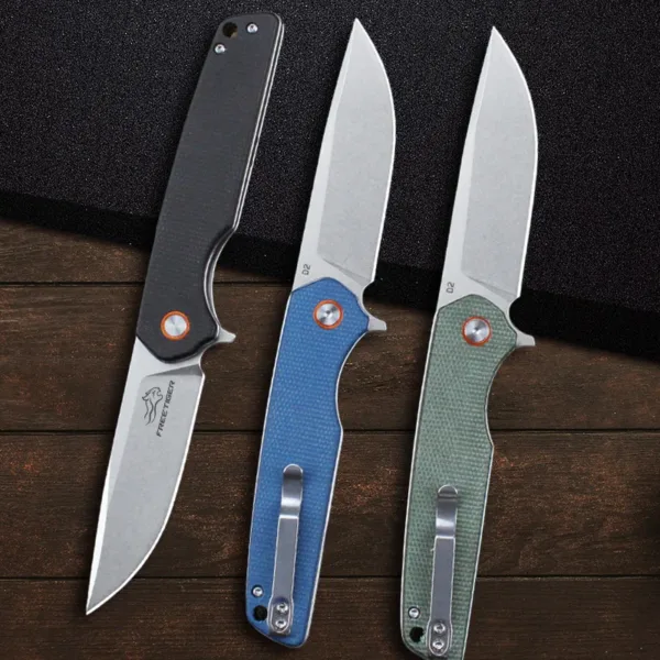 Freetiger D2 Steel Folding Knife for Outdoors - Image 2