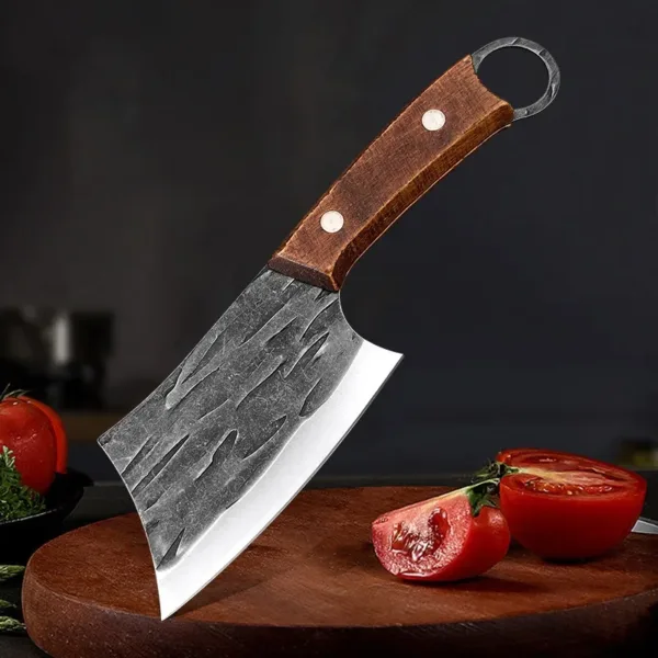 Mini Stainless Steel Meat Cleaver with Handle - Image 3