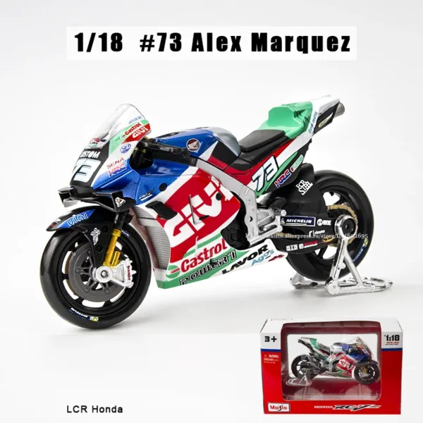 Maisto 1:18 Ducati Pramac Racing Model Motorcycle - Image 9