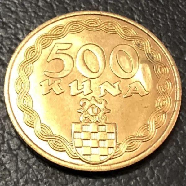 1941 Croatia 500 Kuna Replica Coin - Image 2