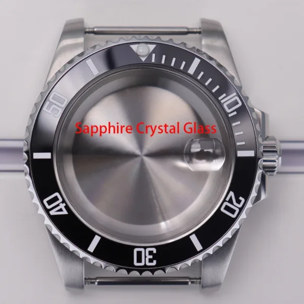 40mm Luxury Watch Case with Sapphire Glass - Image 9