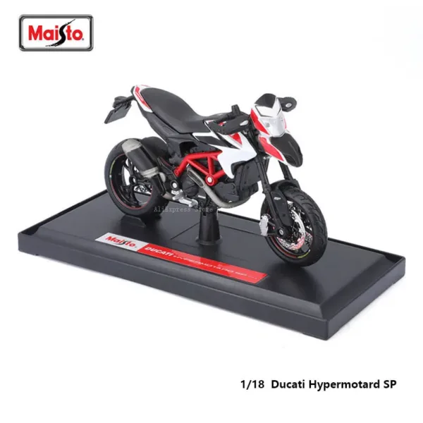 Maisto 1:18 Ducati Monster 2021 Model Motorcycle - Image 15