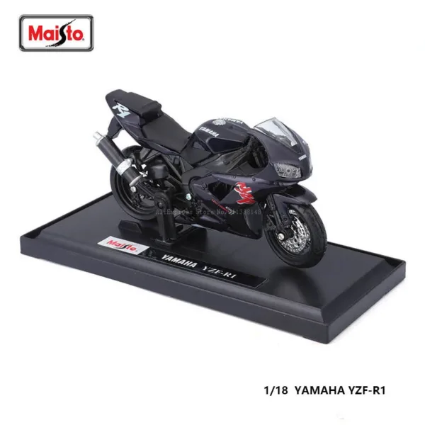 Maisto 1:18 Yamaha Motorcycle Model Toy - Image 11