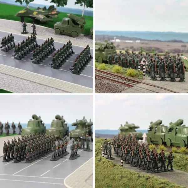 HO Scale 1:87 Military Figures Set of 20 - Image 6