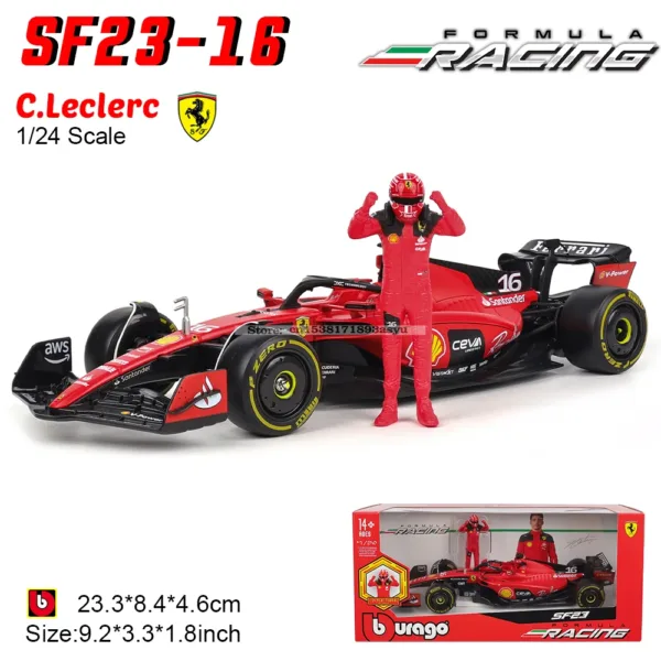 Bburago 1:24 F1 RB19 Diecast Model Car - Image 9