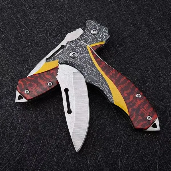 Folding Stainless Steel Fruit Knife Set - Image 3