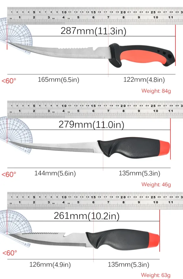 Multifunctional Stainless Steel Fishing Knife - Image 2