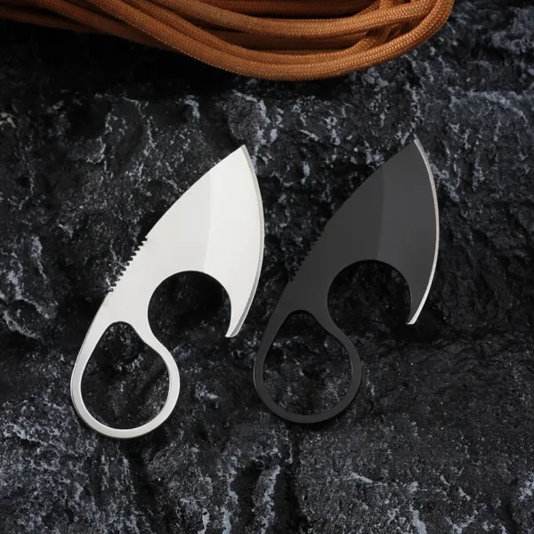 Stainless Steel Portable Keyring Necklace Knife - Image 3