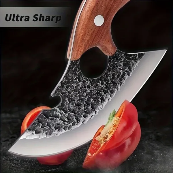 Precision Boning Knife with Wooden Handle - Image 2