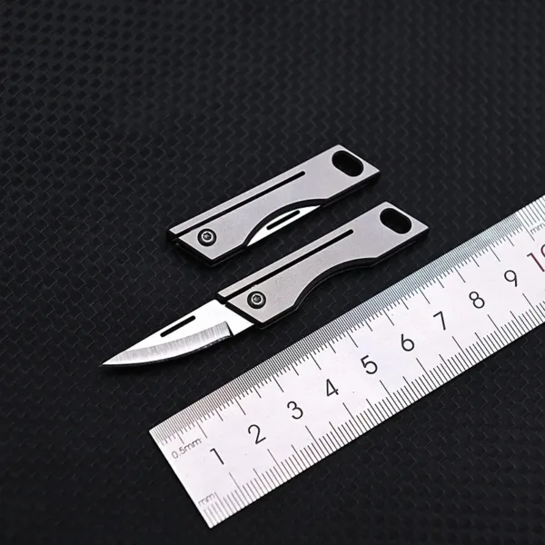 Titanium Alloy Folding Knife with D2 Blade - Image 5