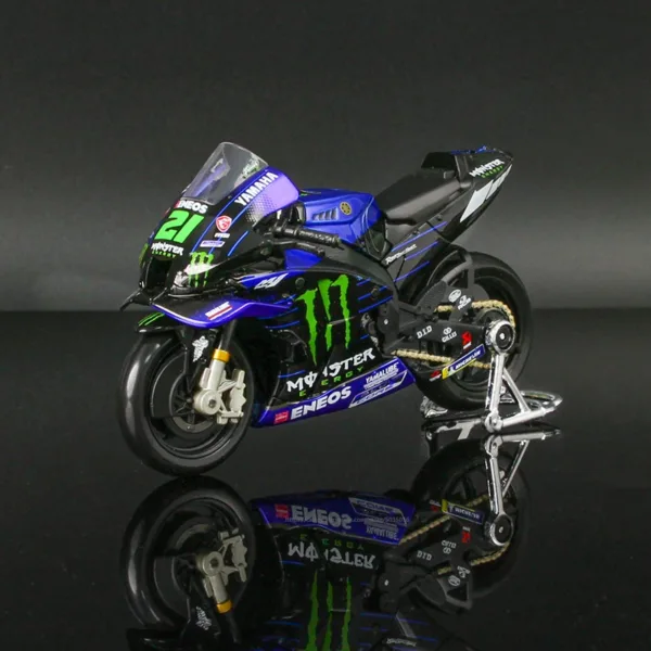 Maisto 1:18 Yamaha Factory Racing Motorcycle Model - Image 5