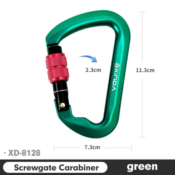 30kN Aluminum Alloy Climbing Carabiner Hook - Image 11