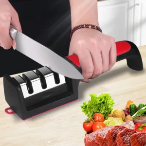 3-Stage Handheld Kitchen Knife Sharpener