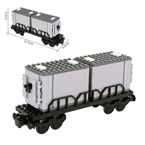 Creative City Train Building Blocks Set - Image 17