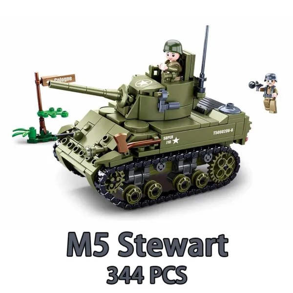 WW2 Normandy Military Tank and Vehicle Set - Image 17