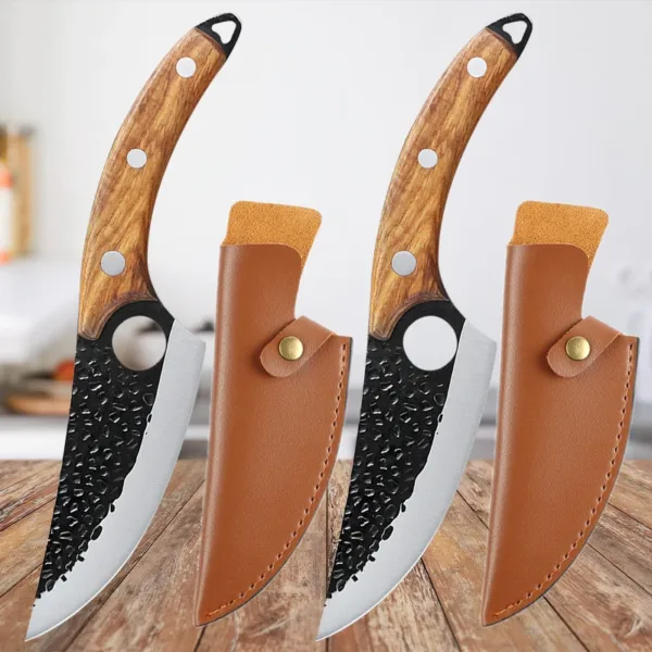 Forged Stainless Steel Multi-purpose Knife Set - Image 10
