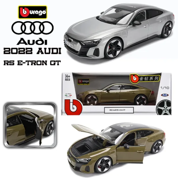 Bburago 1:18 Audi RS e-tron GT Model Car - Image 2