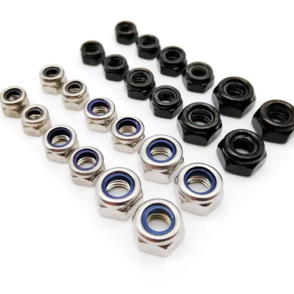 304 Stainless Steel Nylon Lock Nut Set