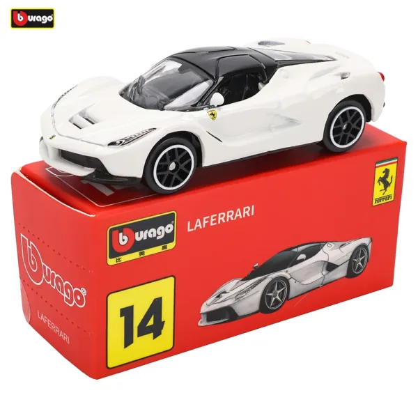 1:64 Scale Bburago Ferrari LaFerrari Model Car - Image 12