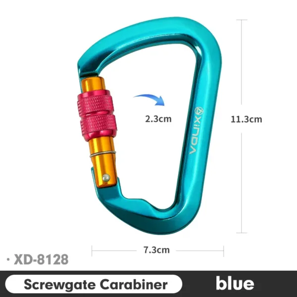 30kN Aluminum Alloy Climbing Carabiner Hook - Image 10