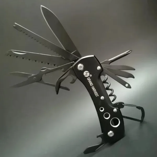 11-in-1 Folding Survival Multitool Knife - Image 6