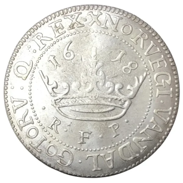 1618 Denmark 1 Krone Silver Replica Coin