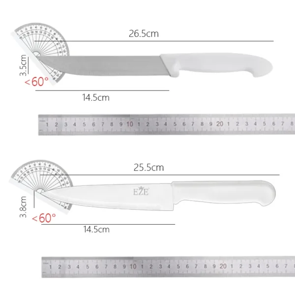 15 Inch Stainless Steel Fruit Cleaver Knife - Image 5