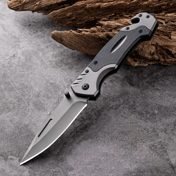 Stainless Steel Folding Camping Knife 22cm - Image 3