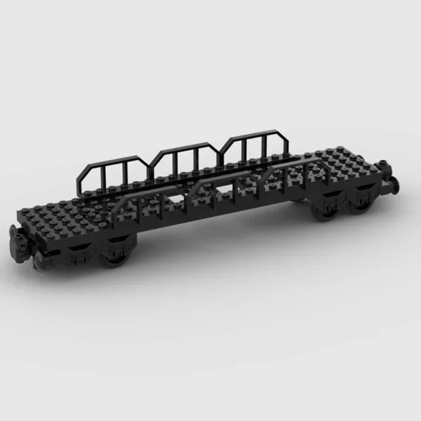 Train Vehicle Base Set with Wheels and Buffer - Image 2