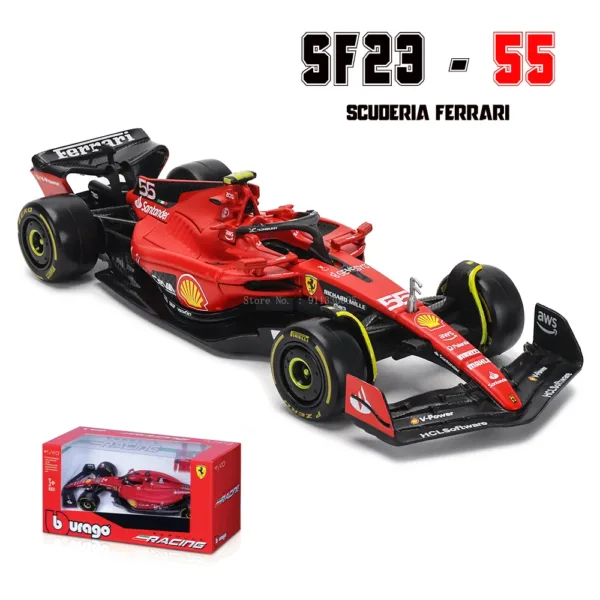 Bburago 1:43 Ferrari F1 Alloy Model Car - Image 27