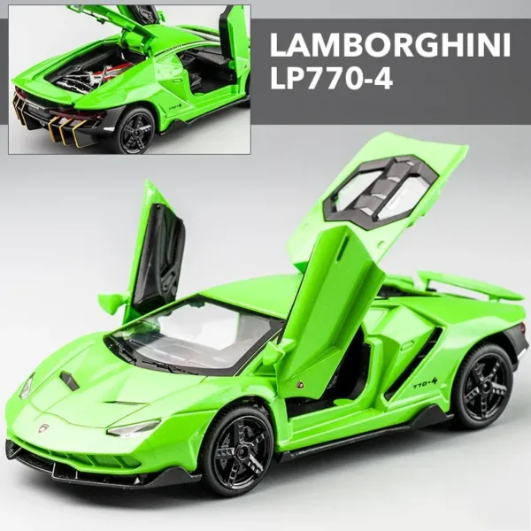 1:32 Green Lamborghini LP770-4 Model Car