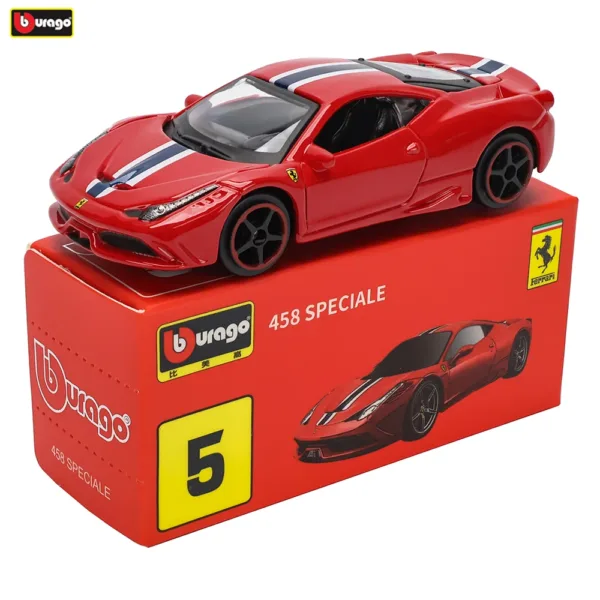 1:64 Scale Bburago Ferrari LaFerrari Model Car - Image 9